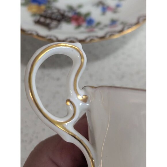 AYNSLEY Pagoda Teacup & Saucer - Made in England - Picture 5 of 9